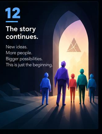 The story continues. New ideas. More people. Bigger possibilities. This is just the beginning.